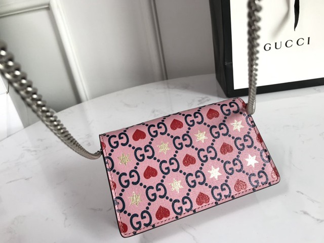 Gucci經典款女包 476432 古馳Gucci Dionysus情人節限量款 Gucci單肩斜挎女包  gqy3962